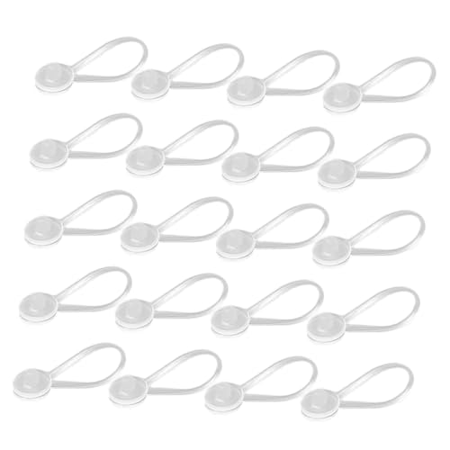 Veemoon 150pcs Round Head Tag Buckle High Durability Pp Material for Retail Store Tagging