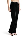 Steve Madden Apparel Mercer Crushed Velvet Pant, Black, Large