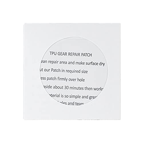 Jayehoze 2 Pcs Cinta de reparación de Tienda de Lona,Parche de reparación de TPU de Tela y Vinilo - Parche de reparación Impermeable para Tienda de campaña, Cinta de reparación de Equipo de Camping Cover