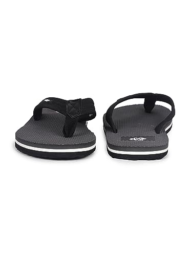 Image of Liberty A-HA JTN-03 Casual Flip-Flops for Men - Grey, Navy Blue & Olive Green | Slip-on /Flats Slippers - Durable and Lightweight | Comfortable and Soft Insole for Everyday Wear - Cushioned Footbed