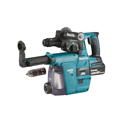 Makita Akku-Kombihammer Für SDS-PLUS 18 V / 5,0 Ah, 2 Akkus...