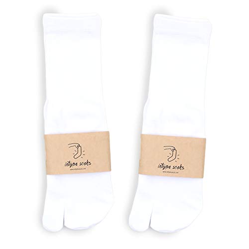 Intype Womens Geta Tabi shoes cotton socks (Crew 4 Pairs) YH Basic2