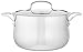Cuisinart Contour Stainless 5-Quart Dutch Oven with Glass Cover, Silver