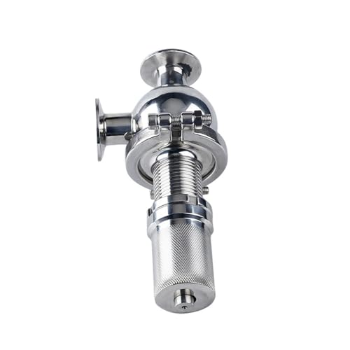 KACOME 1-1/2’ Sanitary Stainless Steel 316 Clip OD 50.5MM Food Safety Valve Polished