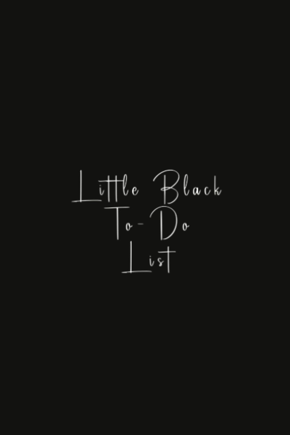 Independently published Little Black To Do List Book | Journal with To Do lists, Priority & Note Sections