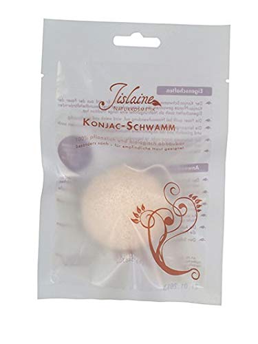 Jislaine Naturkosmetik Konjac-Schwamm rund Cover