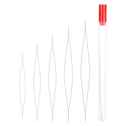 5 Pcs 5 Sizes Beading Needles Big Eye Beading Needles