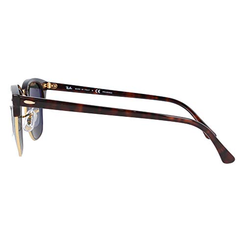 Ray-Ban CLUBMASTER Red Havana Crystal Green