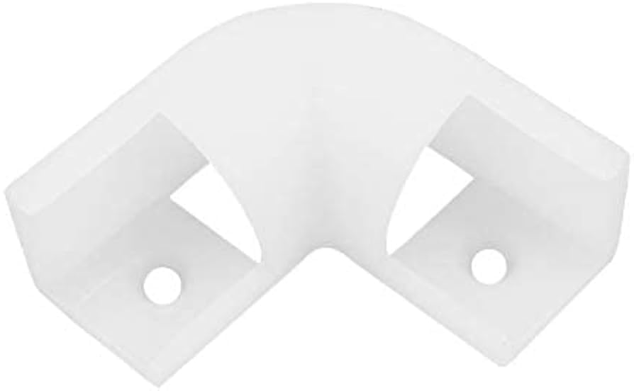 90 Degree Corner Connectors for V Shape LED Aluminum Channel System 16x16mm with Angle Turning Solution (Pack of 20)
