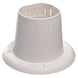 Befestigungsschrauben: Abstand 60 mm Mitte / Mitte 4 Bohrungen, Höhe: 70 mm, Farbe: Weiß