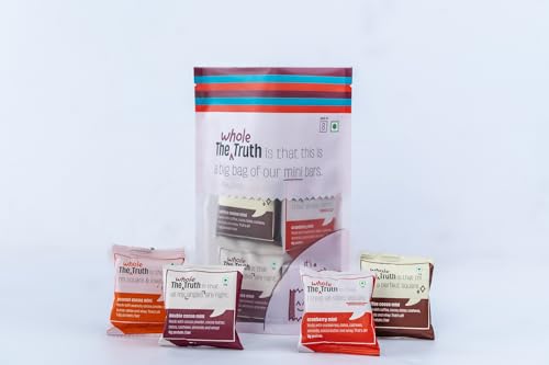 The Whole Truth - Protein Bar Minis - The Everyone Party - All-in-One - Pack of 8-8 x 27g - All Natural