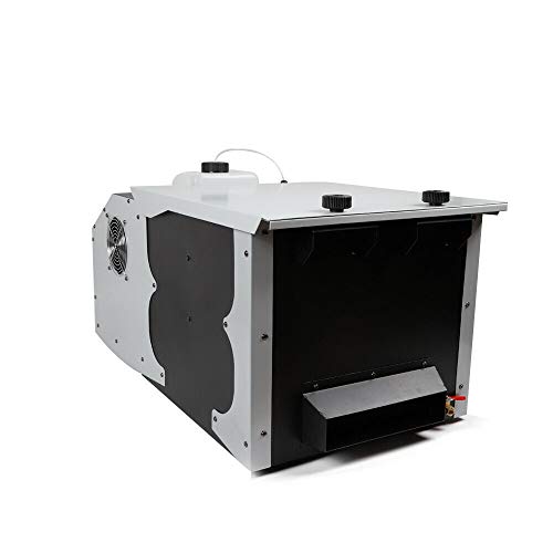 Máquina de humo para escenario TFCFL, máquina de niebla navideña con control remoto, máquina de humo de bajo perfil de 3000 W con protocolo DMX para teatro, escenario, fiestas y DJ, ajuste de salida de humo miniatura 4