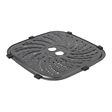 Nonstick Coating Air Fryer Grill Plate 19.4 * 19.2cm Dishwasher Safe Exquisite Double-layer Long-lasting Performance(19.4x19.2cm)