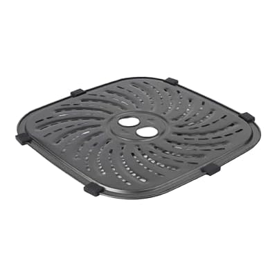 Nonstick Coating Air Fryer Grill Plate 19.4 * 19.2cm Dishwasher Safe Exquisite Double-layer Long-lasting Performance(19.4x19.2cm)