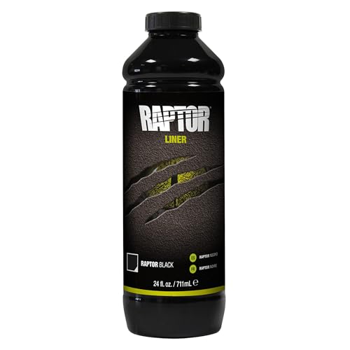 Image of U-POL Raptor Black Urethane Spray-On Truck Bed Liner Kit, 8 Litres