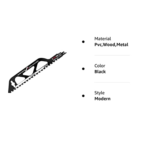 Demolition Masonry Reciprocating Saw Blades Hard Alloy Saw Blades For Cutting Brick,Wood,Metal,Pvc Tube,Porous Concrete,Power Tools Accessories (12In/300Mm) #TOP6
