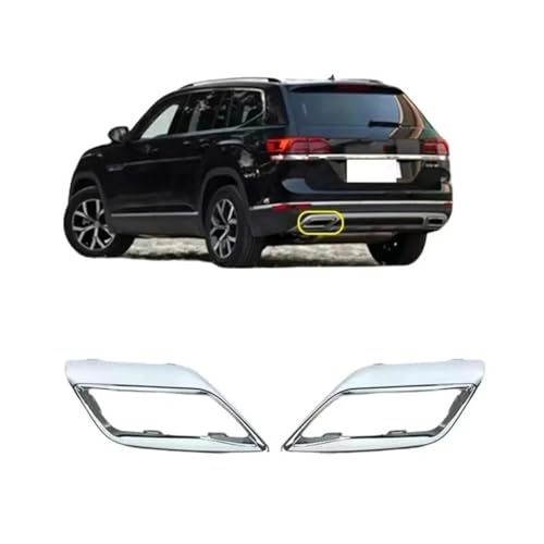 Embout échappement pour VW Teramont 2017-2019 canule arrière gauche chromée