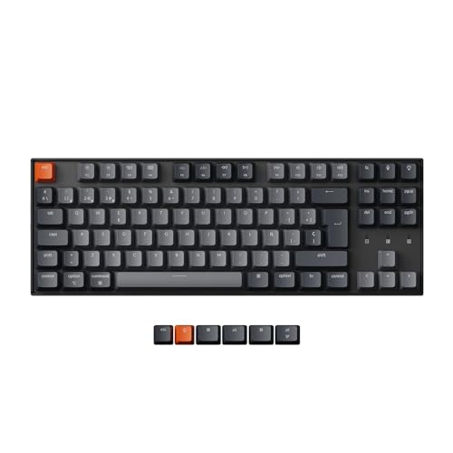 Keychron K8 80% diseño Teclado Mecánico Inalámbrico Bluetooth, Re...