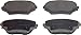 Wagner ThermoQuiet QC862 Ceramic Disc Pad Set, Front