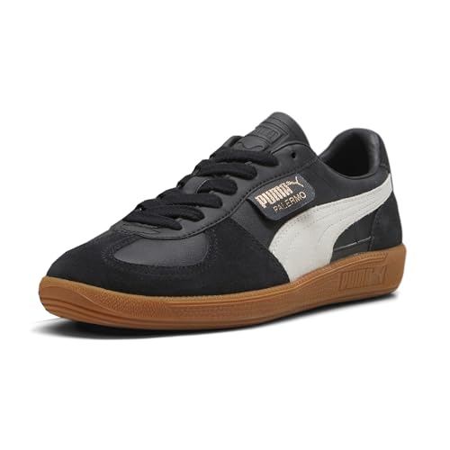 PUMA Palermo Leather Puma Black/Feather Gray/Gum 12 D (M)2