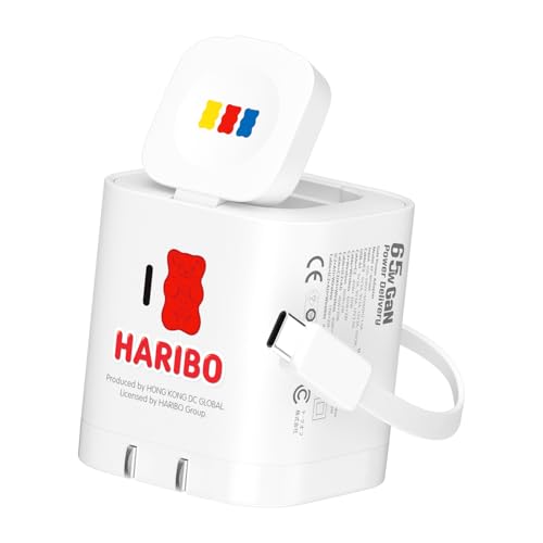 Amazon.co.jp: Haribo 65W GaN 急速充電器 4in1 USB-C & USB-A [Apple
