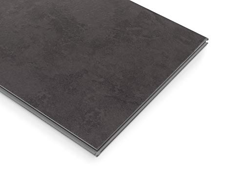 NewAge Products Stone Composite Luxury Vinyl Tile 400 Sqft Flooring Bundle (12' W x 23' L x 0.37' H), Slate