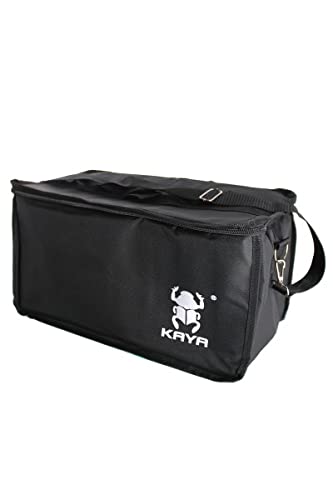 Bolsa acolchada de transporte para Kaya Shishas de 43 x 20 x 23 cm con correa de transporte, compartimentos interiores flexibles y cambiables y 3 cuerpos Cover