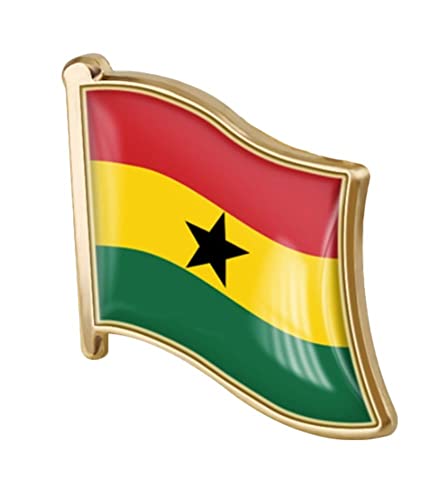 Image of vmcoatdu Country Flag Pin Badge International Travel Brooch Metal Alloy Souvenir Pin for Hat Clothes Backpack