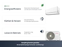 HANTECH A+++ Split Klimaanlage 18000 BTU H-PLUS energiesparender und umweltschonender Betrieb für ganzjährig angenehme Temperaturen, Smart Home kompatibel – Ansicht 7
