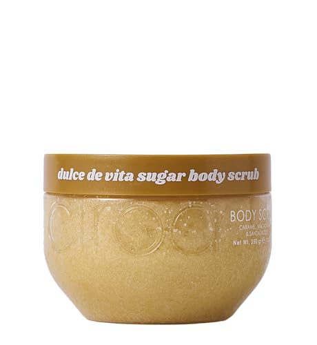 Ciroa Beauty Dulce de Vita Body Scrub 350g – Exfoliating Caramel Sugar Scrub for Soft, Glowing Skin, Vegan & Cruelty Free