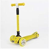 Rueda intermitente de PU - El núcleo de desgaste, la generación de energía por fricción, el funcionamiento rápido pueden hacer que la rueda se ilumine, deslice más rápido, la luz no se encenderá cuando la luz esté estacionaria o la velocidad sea demasiado lenta. ¡Brilla en la oscuridad y convierte tu scooter en una estrella! Asegure una conducción suave y suave sin rayar el piso o cualquier ruido leve.
