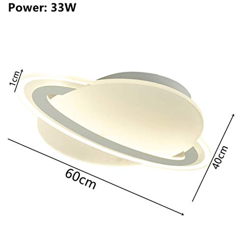 LED plafonnier moderne dimmable 60cm avec télécommande pour salon