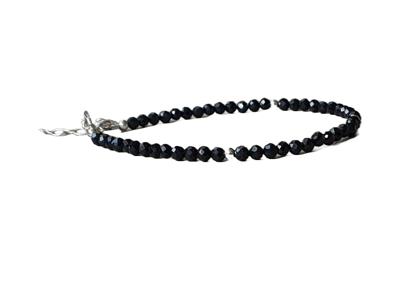 Bracelet de tourmaline noire LKBEADS cadeau idéal joaillerie fine et pure