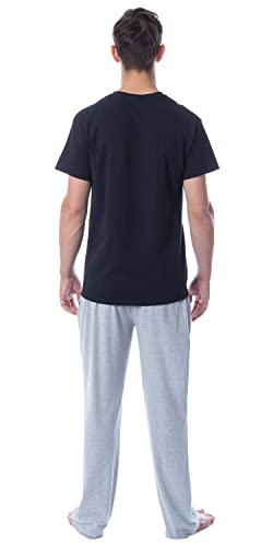 INTIMO Jaws Mens' Classic Film Movie Title Logo Distressed Sleep Pajama Set4