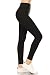 Leggings Depot YOGA Waist REG/PLUS Women's Buttery Soft Solid Leggings 16+Colors (One Size (Size 0-12), Black)
