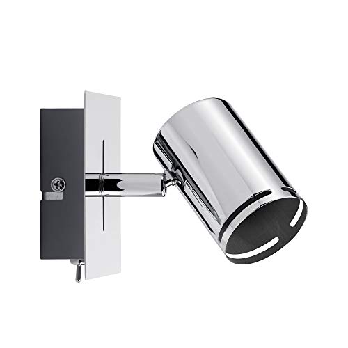 Paulmann 66678 Spotlight Rondo - Lámpara de techo (1 bombilla LED GU10 de 10 W, 230 V, metal), color cromo