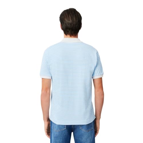 Lacoste Men's Short Sleeve Classic Fit Stripped Polo Shirt3