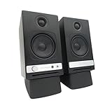 Audioengine A2 HD (HD3) Black Powered Bluetooth Desktop Speakers and DS1 Stands