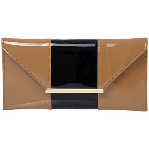 Image of JNB Faux Patent Leather Envelope Candy Clutch