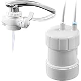 浄水器GOQURIA ホワイト 2年間カートリッジ交換不要 日本製 20物質除去 PFAS(PFOS/PFOA)除去 キッツマイクロフィルター