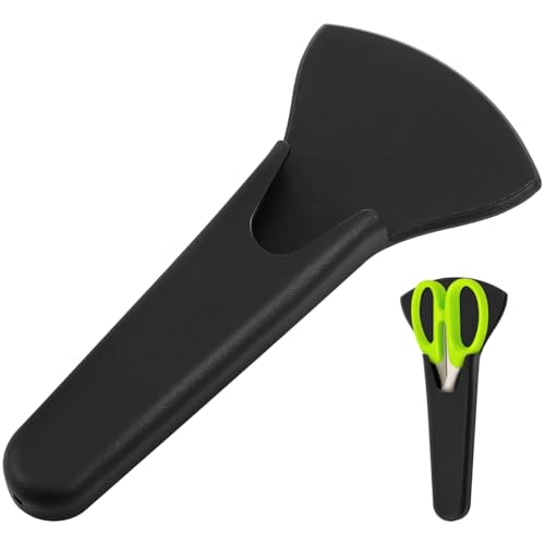 Luxshiny Magnetic Scissor Holder for Kitchen Fridge Magnetic Refrigerator Shears Organizer Sleeve Lightweight Scissors Storage Rack with Protective Sleeve 7.55X3.46X0.59In