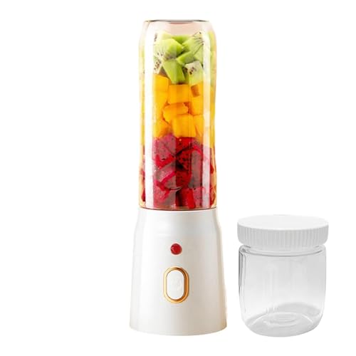 Exprimidor eléctrico pequeño de cítricos - Exprimidor portátil de cítricos | Exprimidor inalámbrico recargable 21000 rpm, exprimidor portátil con 2 tazas para restaurante, cafetería, zumo multifunción