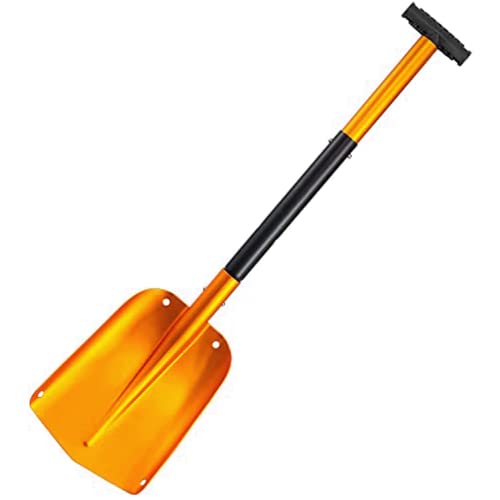 Long Handle Extendable Aluminum Scoop Shovel 24.8 in extended to 32.3 in