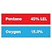 Gasco Multi-Gas 346: 45% LEL Pentane, 15% Oxygen, Balance Nitrogen
