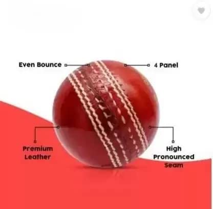 Shopping24Mart GJSHOP Pure Leather Water Proof Hard Cricket Ball Practice Tournament Cricket Leather Ball (Pack of 1)