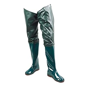 Hip Waders Lichtgewicht waterdichte heuplaarzen voor mannen en vrouwen, PVC Fishing Hunting Bootfoot met GLEAT OUTSOLE MAAT 43 1PAIR