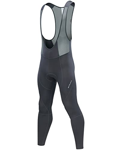 Image of qualidyne Men's Cycling Bike Bib Long Pants Cycling Tights with 3D Breathable Pad, Excellent Performance & Better Fit
