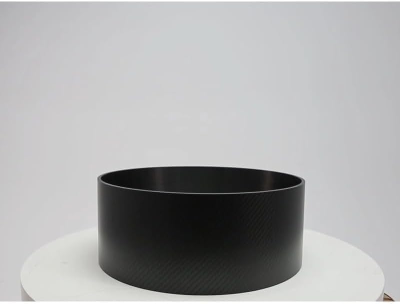 Snare Drum Carbon Fiber Body Lightweight High Strength Replacement for Drum Building Custom Setup Stage Performance Studio Recording Percussion Instrument Use