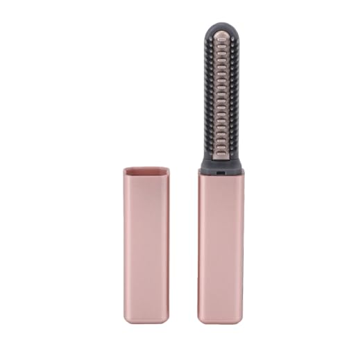 Plancha de pelo mini inalámbrica recargable BRRNOO rosa dorado