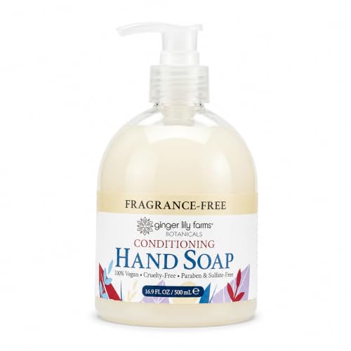 Image of Ginger Lily Farms Botanicals Hand Soap, 16.9oz, Fragrance Free